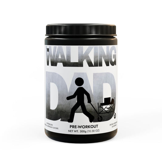 The Walking Dad Pre-Workout Supplement, Watermelon (300g, 10.58oz)