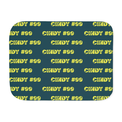 Personalized Name + Number  Sherpa Blanket