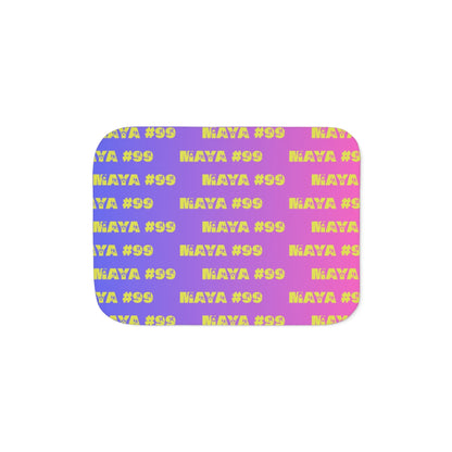 Personalized Name + Number  Sherpa Blanket