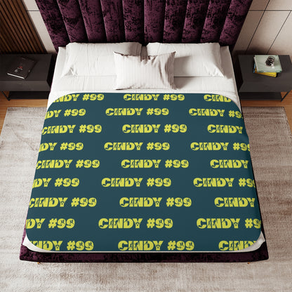 Personalized Name + Number  Sherpa Blanket
