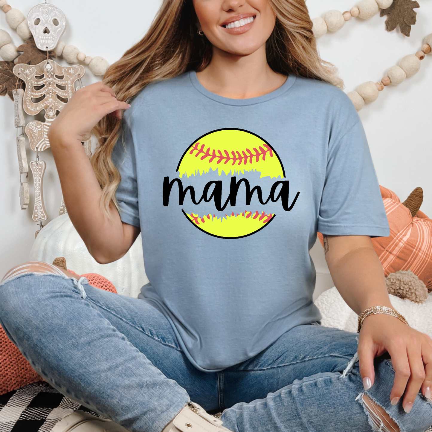 Softball Mama T-Shirt – Cute Tee for Proud Softball Moms