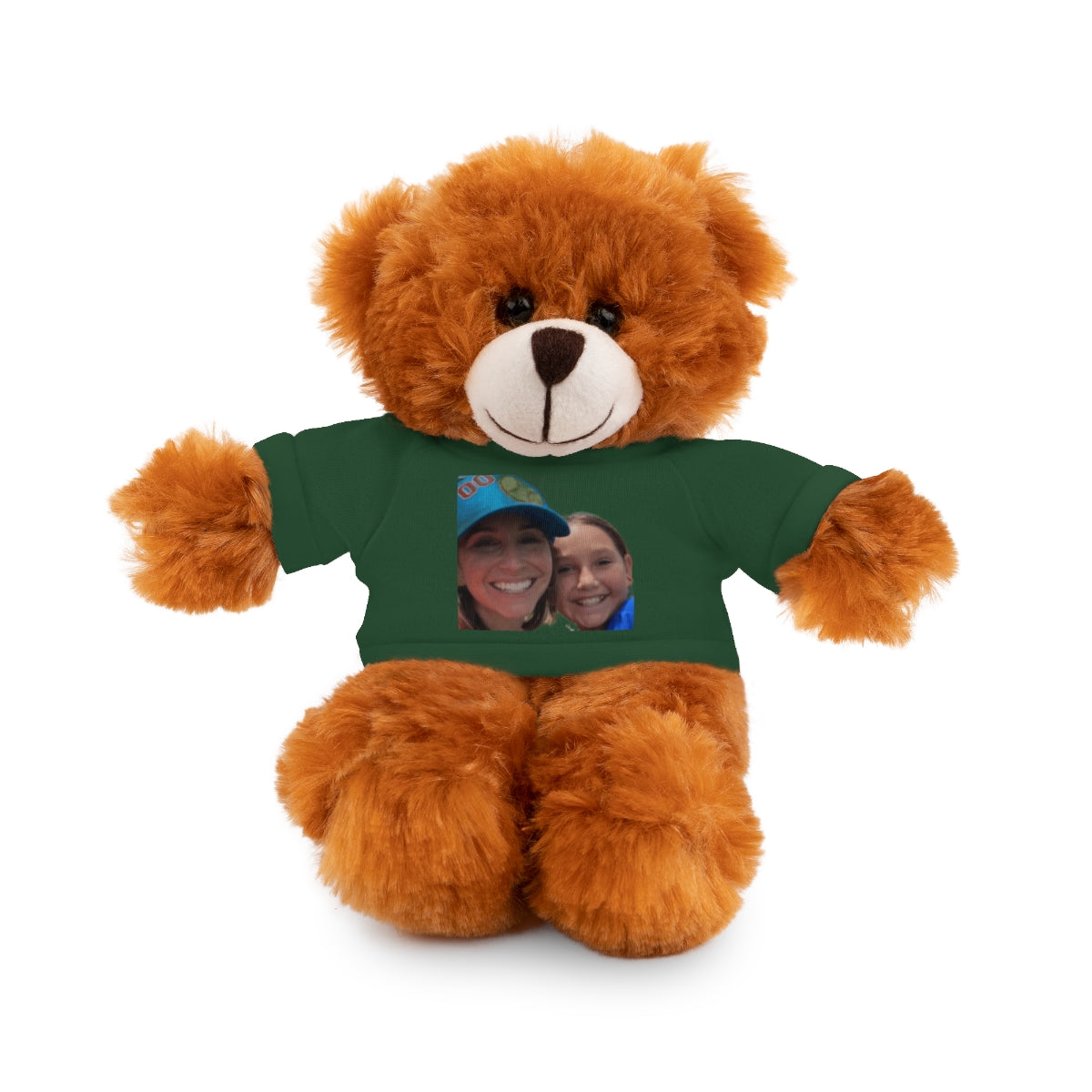 Your Custom Photo on Stuffed Animal with Tee