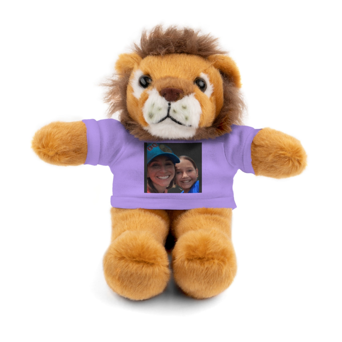 Your Custom Photo on Stuffed Animal with Tee
