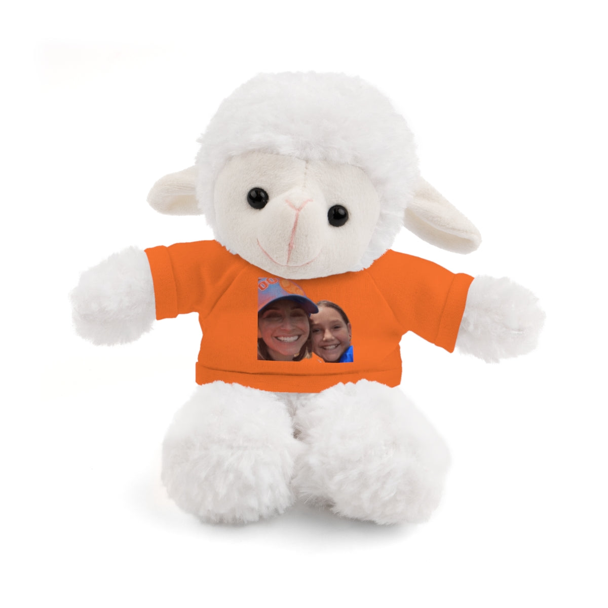 Your Custom Photo on Stuffed Animal with Tee