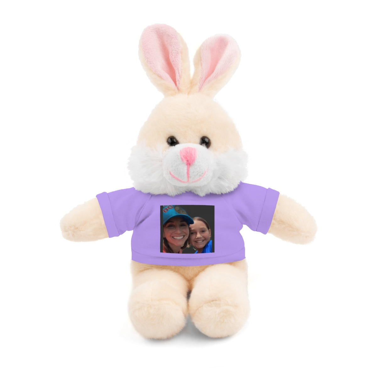 Your Custom Photo on Stuffed Animal with Tee