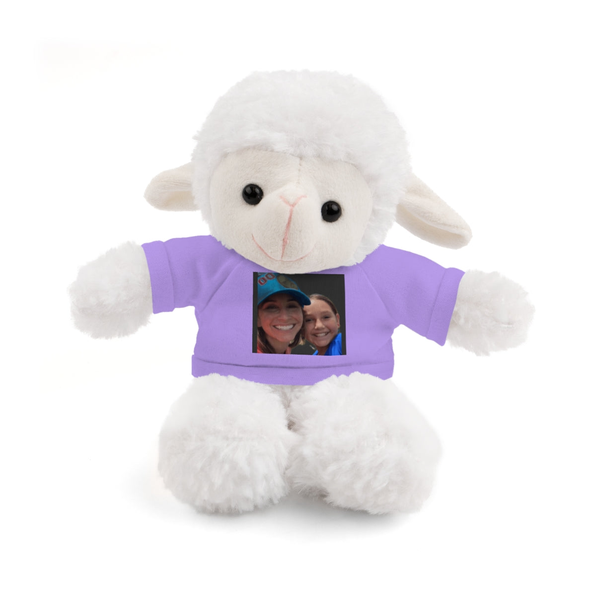 Your Custom Photo on Stuffed Animal with Tee