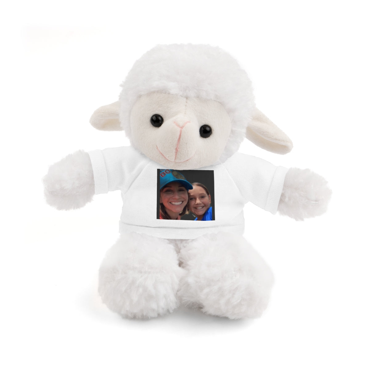 Your Custom Photo on Stuffed Animal with Tee