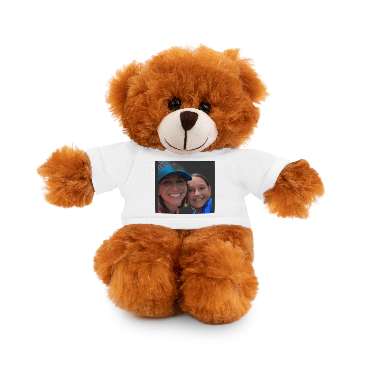 Your Custom Photo on Stuffed Animal with Tee