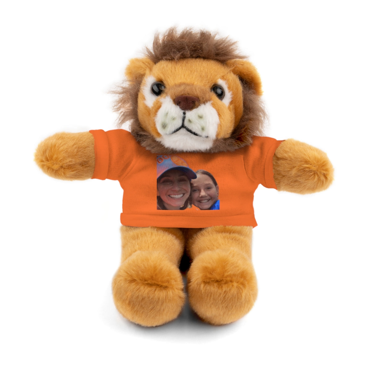 Your Custom Photo on Stuffed Animal with Tee