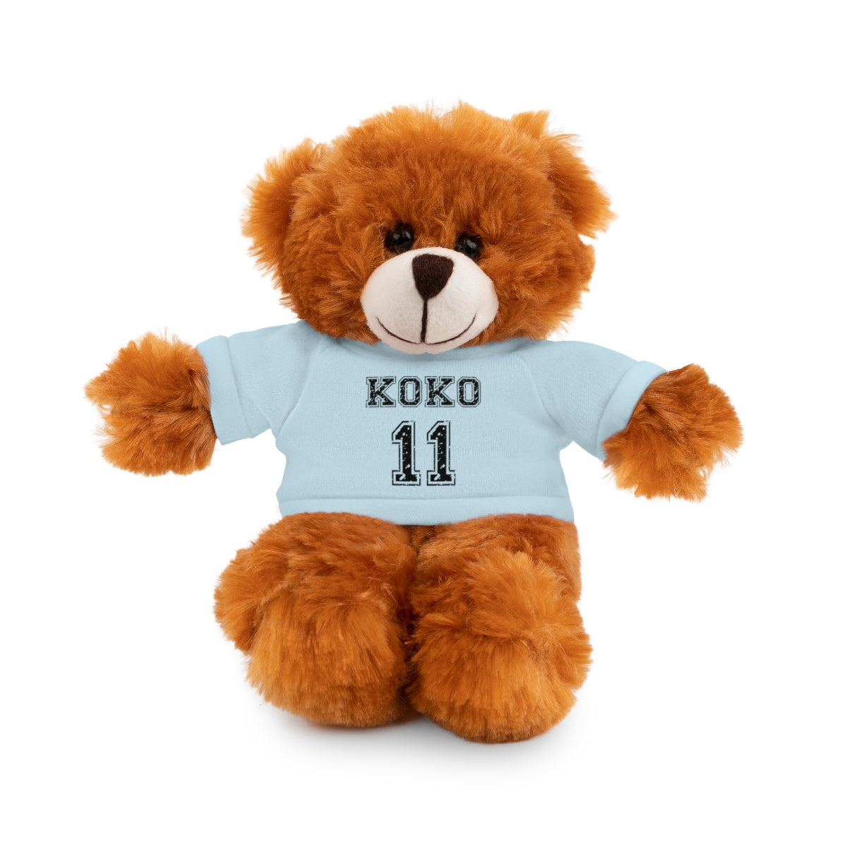 🧸 Personalized Plush Stuffed Animal with Custom Tee