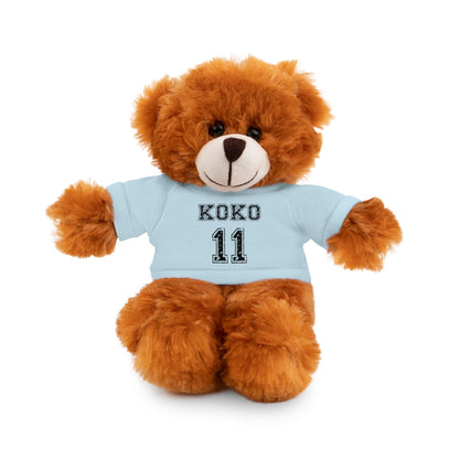 🧸 Personalized Plush Stuffed Animal with Custom Tee