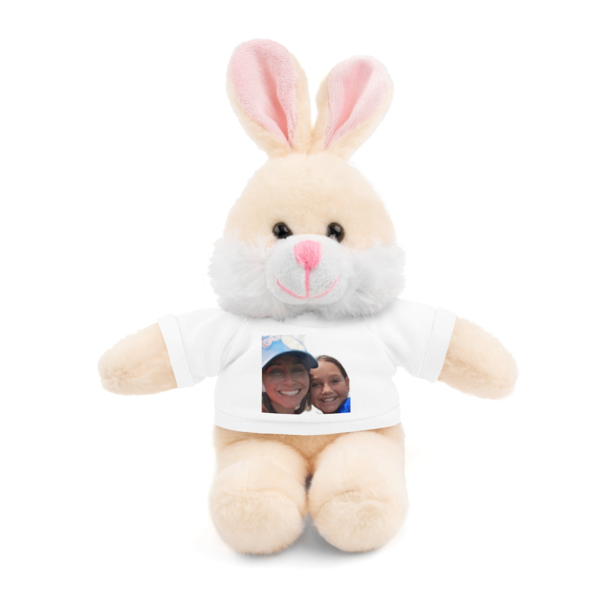 Your Custom Photo on Stuffed Animal with Tee