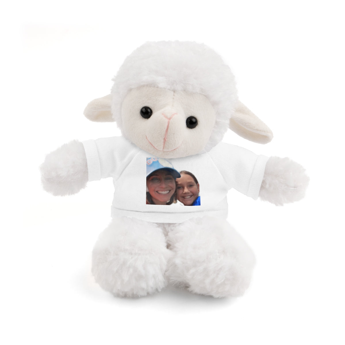 Your Custom Photo on Stuffed Animal with Tee