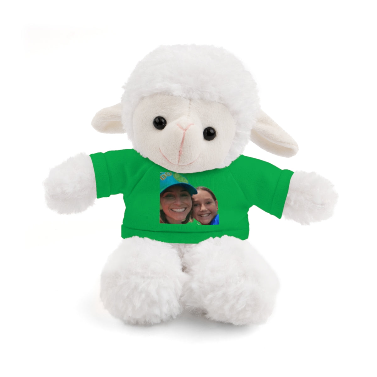 Your Custom Photo on Stuffed Animal with Tee