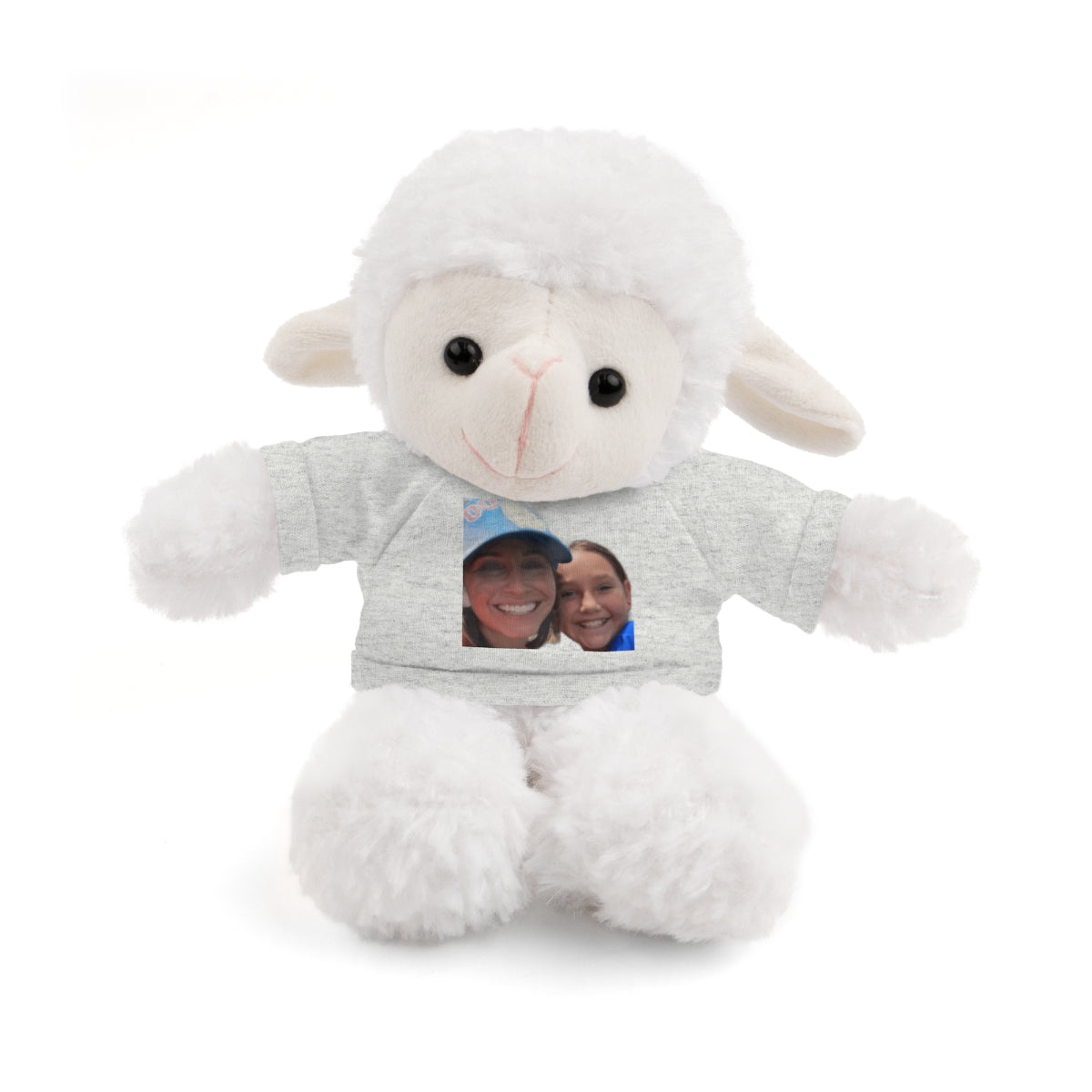 Your Custom Photo on Stuffed Animal with Tee