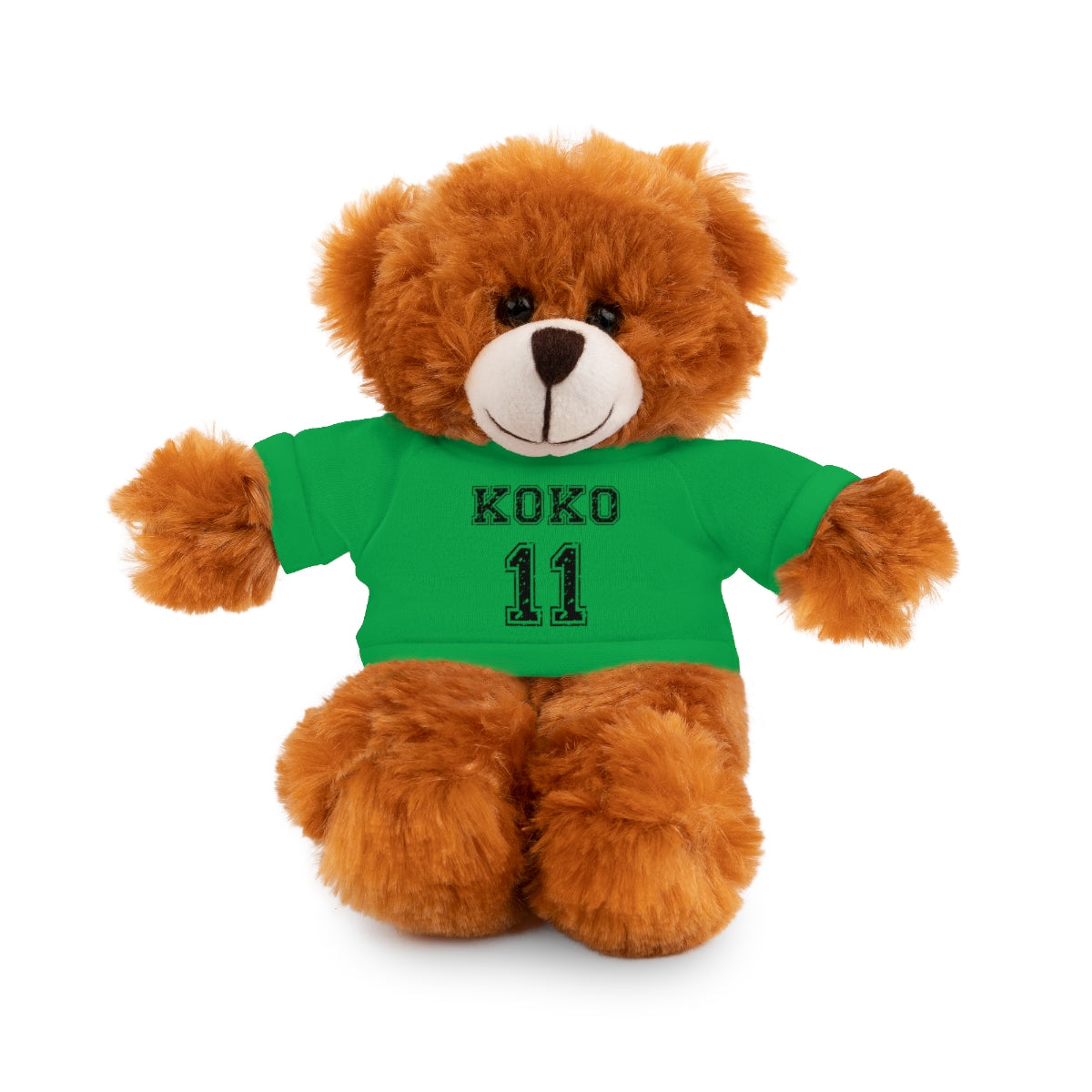 🧸 Personalized Plush Stuffed Animal with Custom Tee