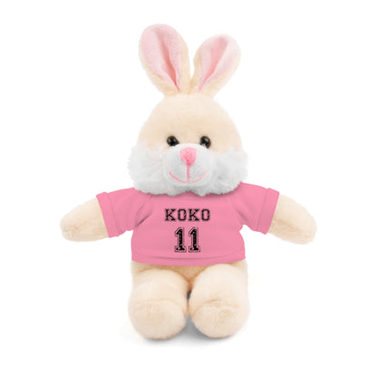 🧸 Personalized Plush Stuffed Animal with Custom Tee