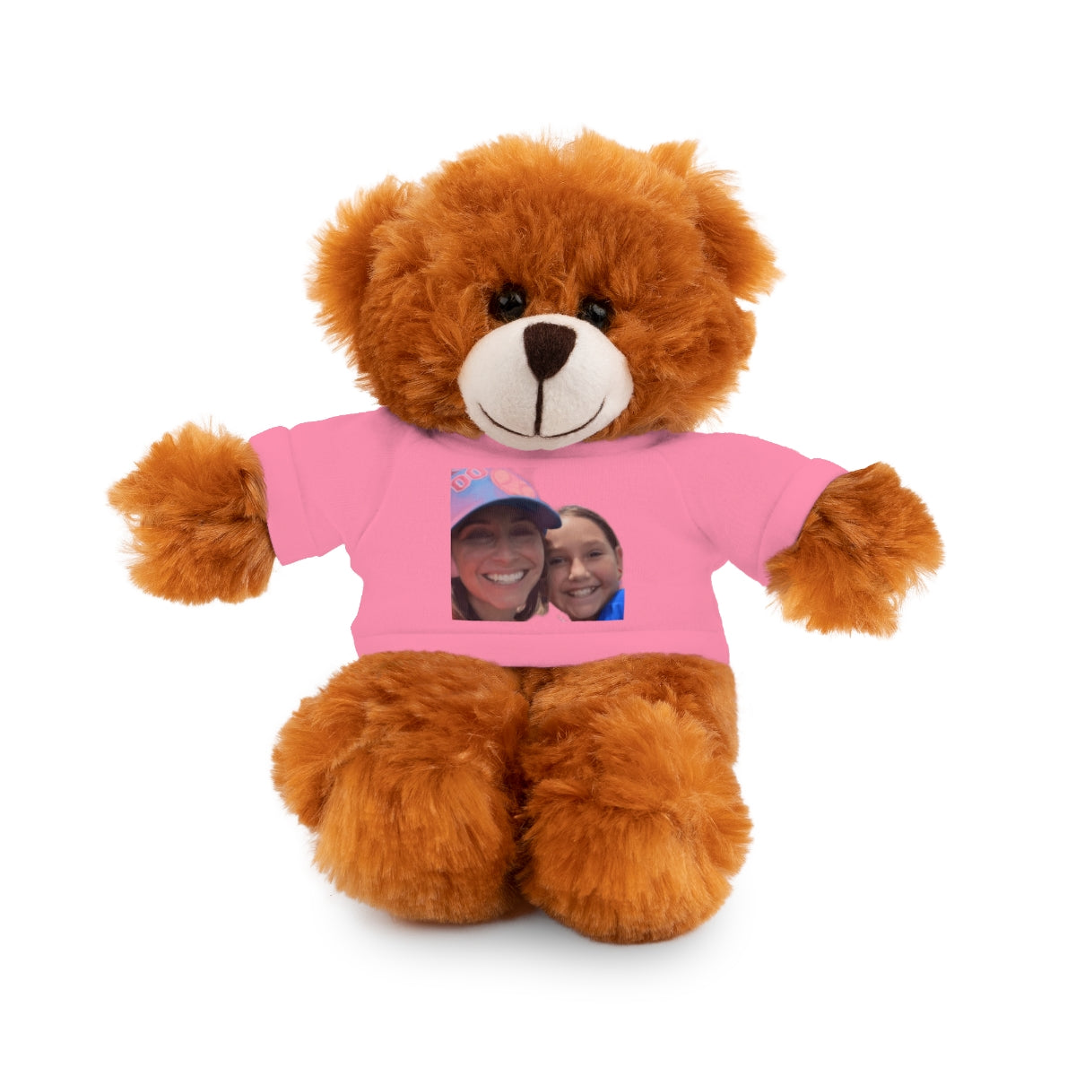 Your Custom Photo on Stuffed Animal with Tee