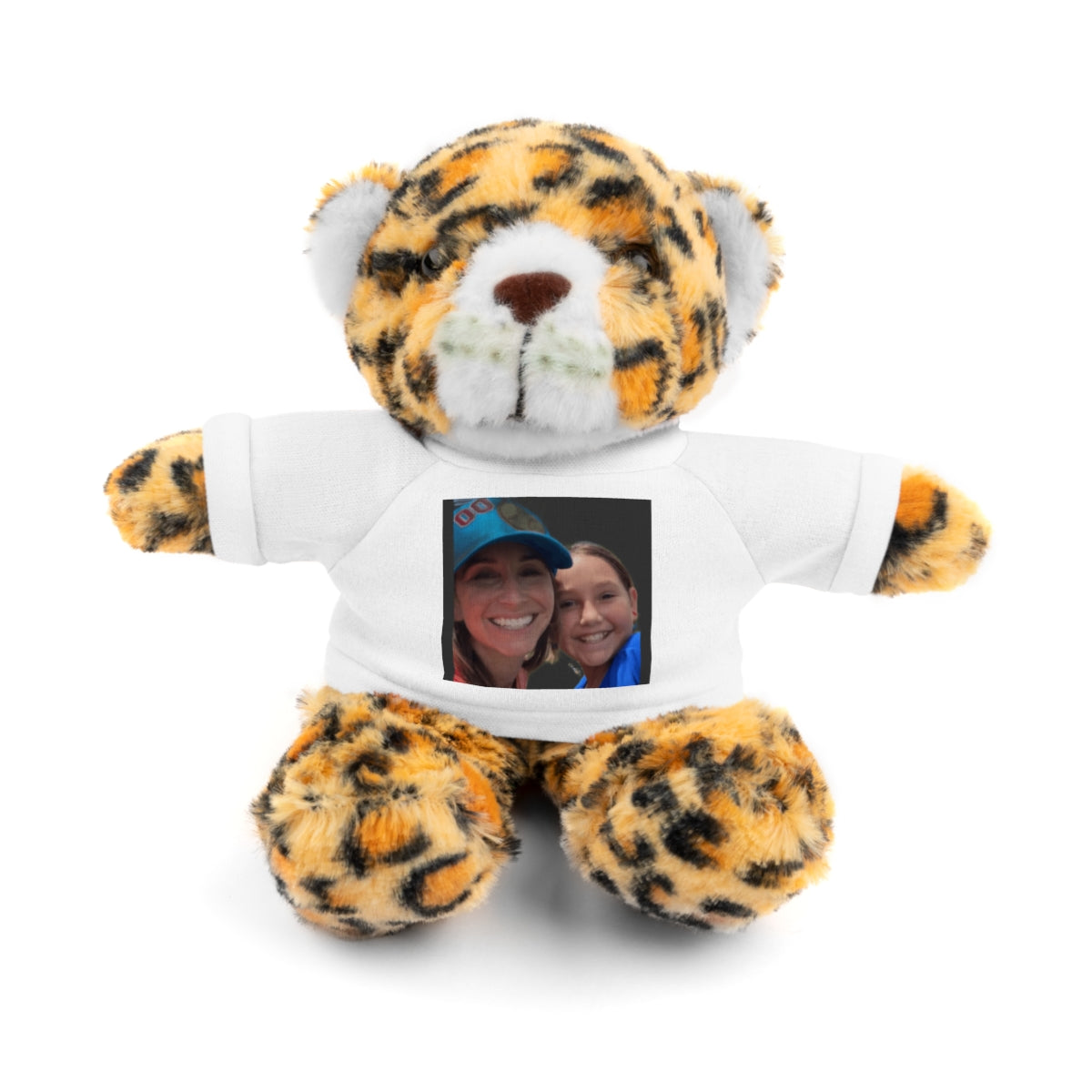 Your Custom Photo on Stuffed Animal with Tee