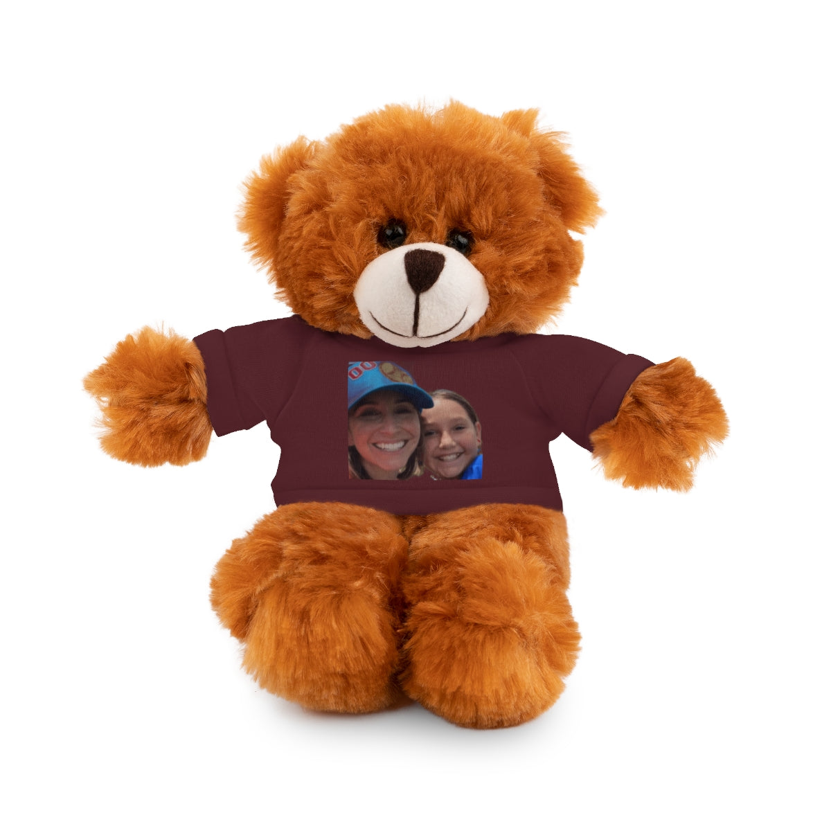 Your Custom Photo on Stuffed Animal with Tee