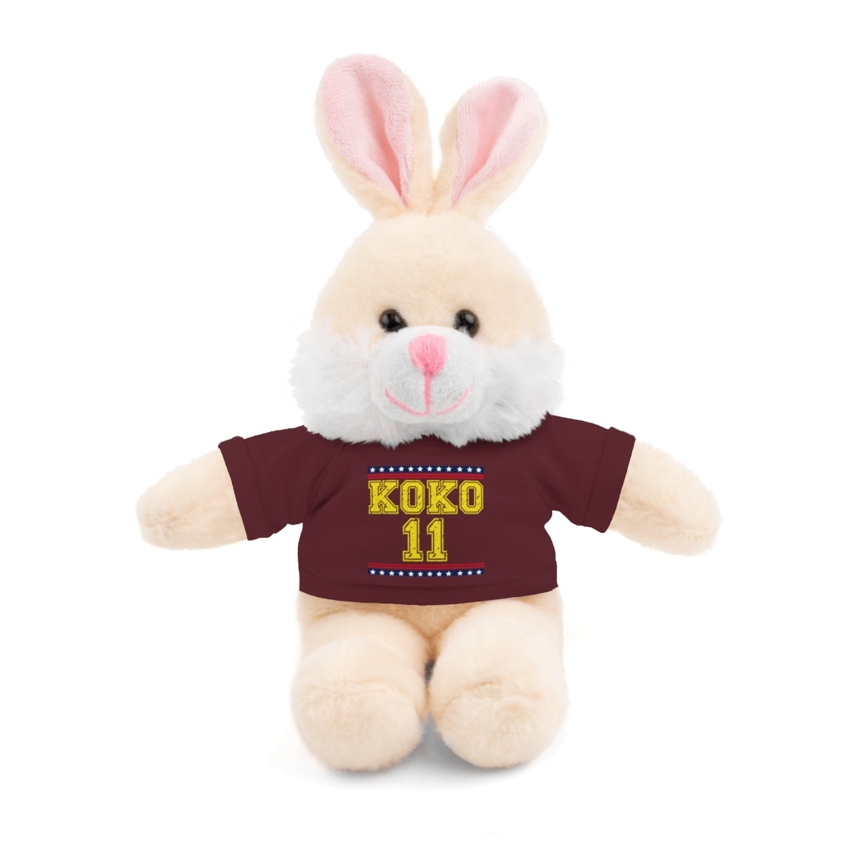 🧸 Personalized Plush Stuffed Animal with Custom Tee