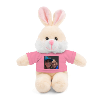 Your Custom Photo on Stuffed Animal with Tee