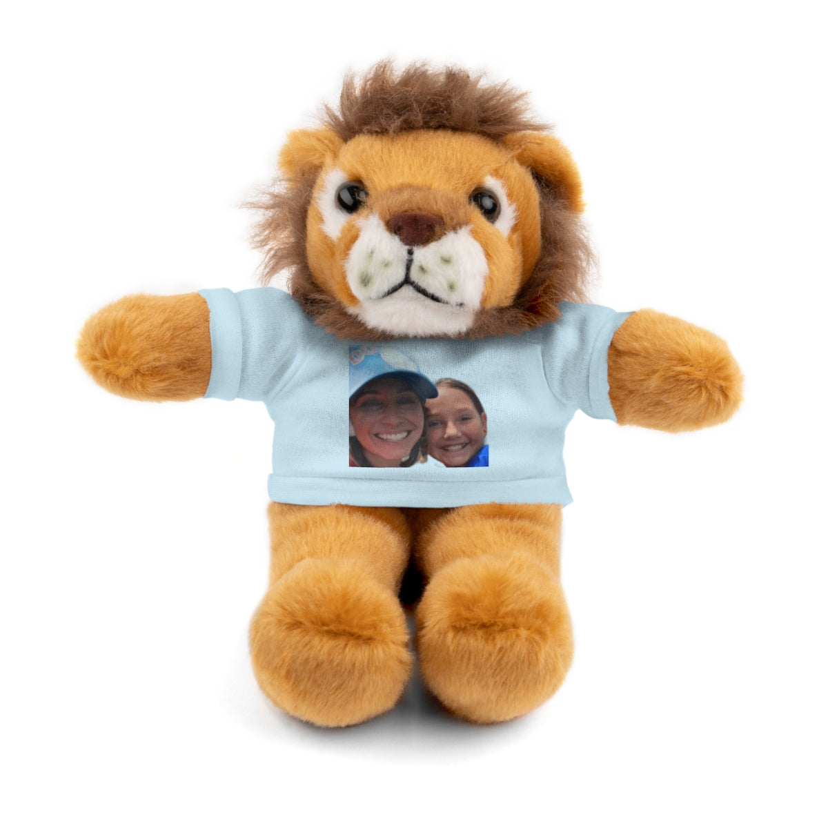 Your Custom Photo on Stuffed Animal with Tee