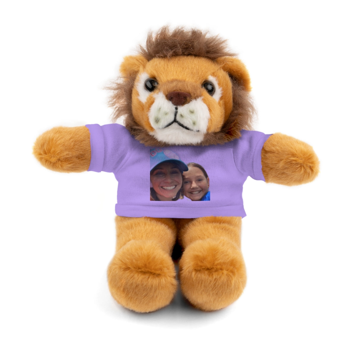 Your Custom Photo on Stuffed Animal with Tee