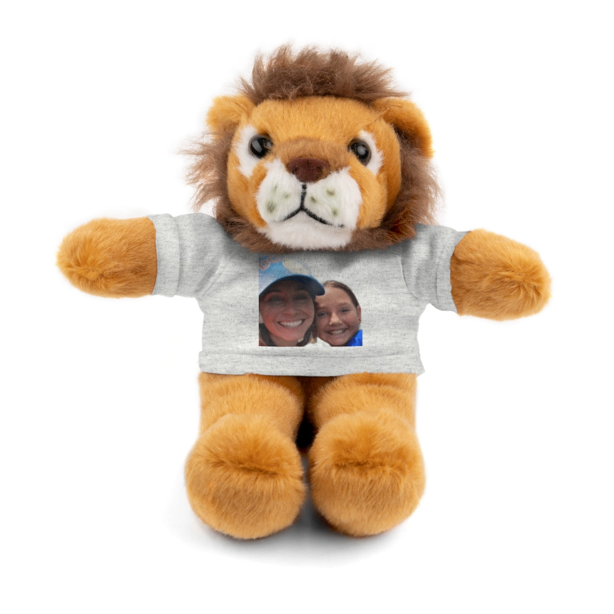 Your Custom Photo on Stuffed Animal with Tee