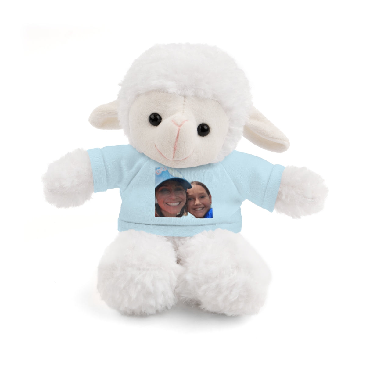 Your Custom Photo on Stuffed Animal with Tee