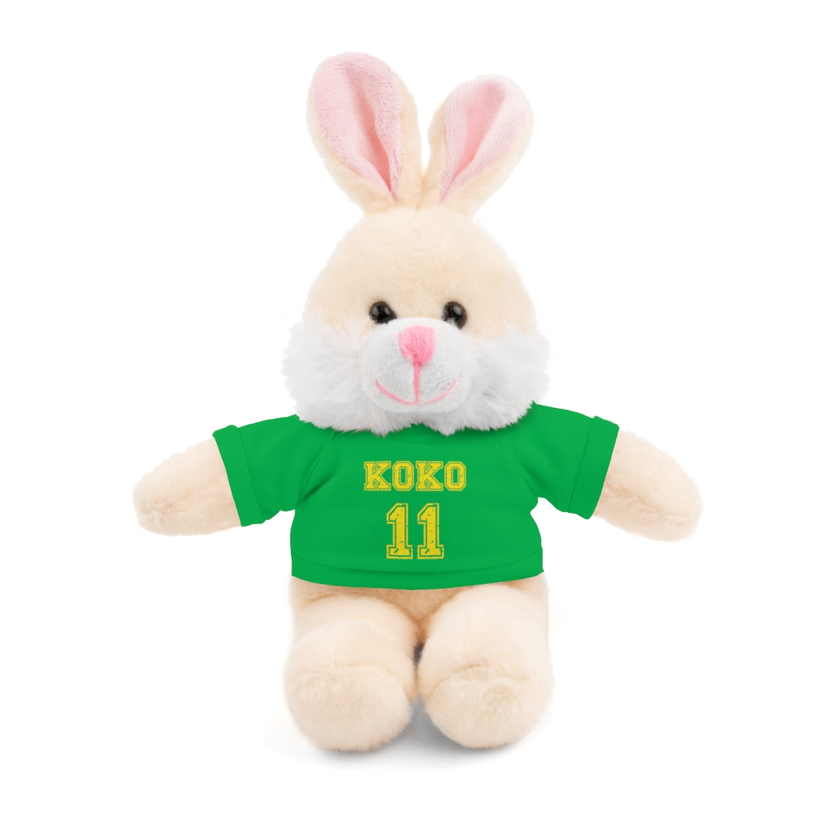 🧸 Personalized Plush Stuffed Animal with Custom Tee