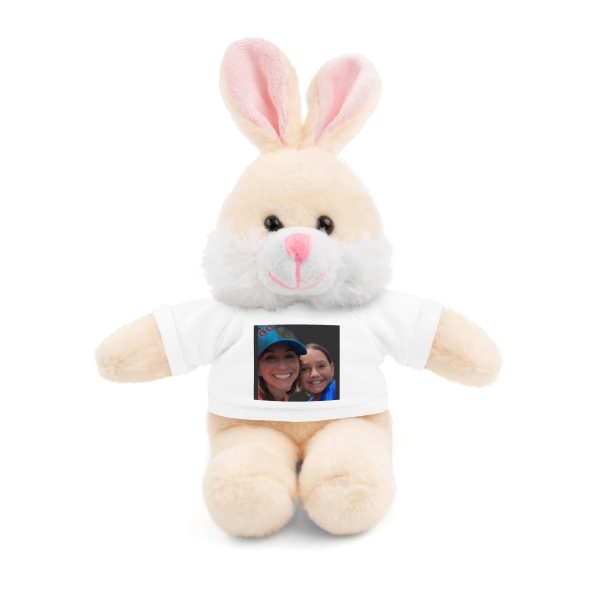 Your Custom Photo on Stuffed Animal with Tee