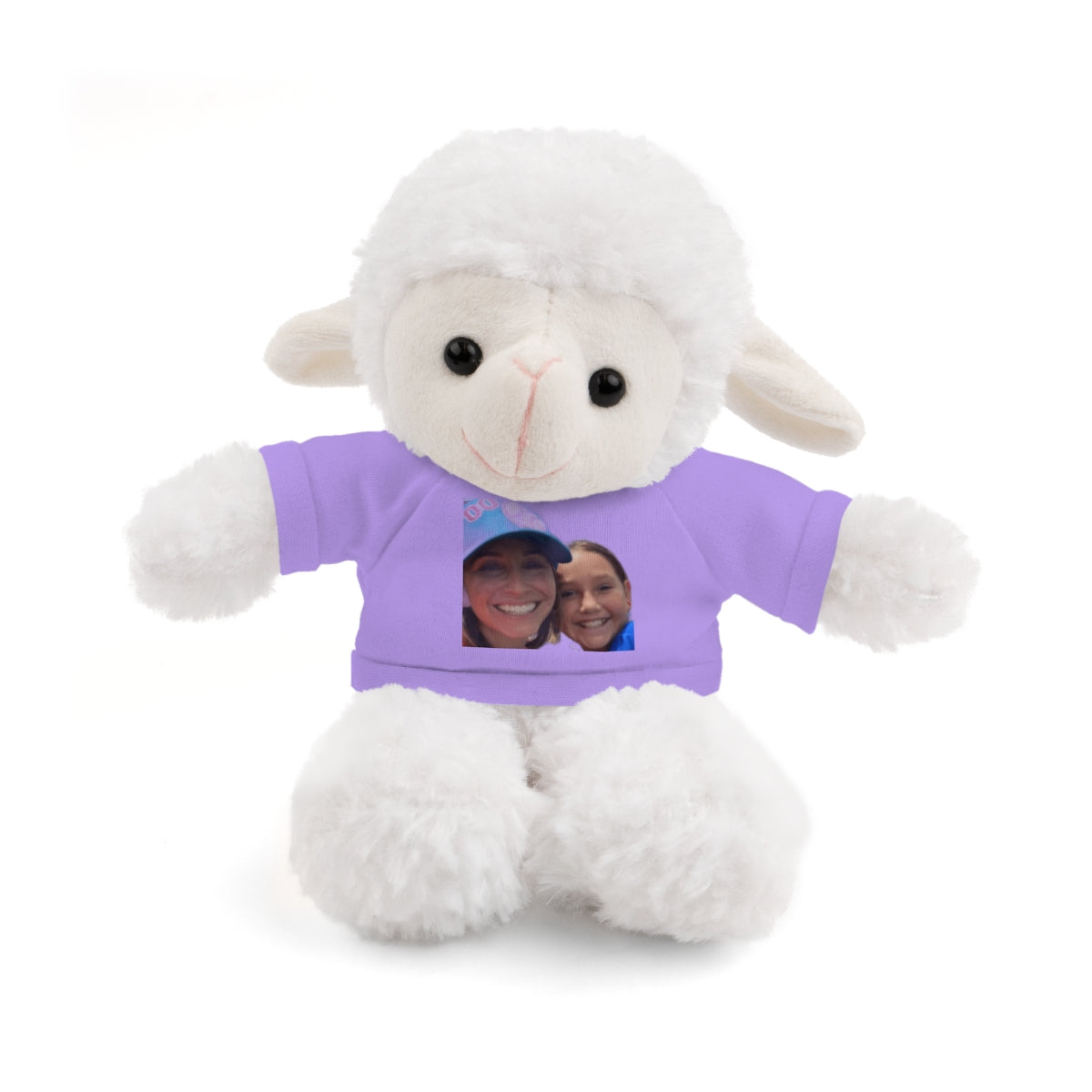 Your Custom Photo on Stuffed Animal with Tee