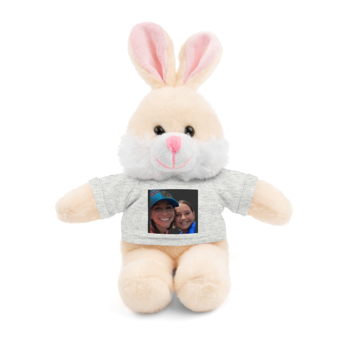 Your Custom Photo on Stuffed Animal with Tee