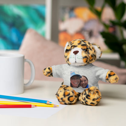 Your Custom Photo on Stuffed Animal with Tee