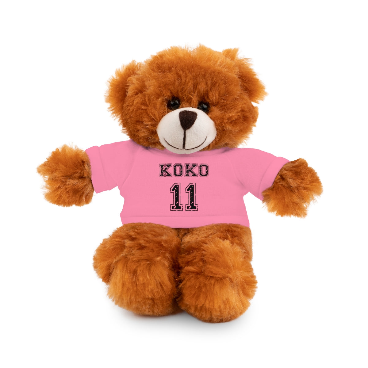 🧸 Personalized Plush Stuffed Animal with Custom Tee