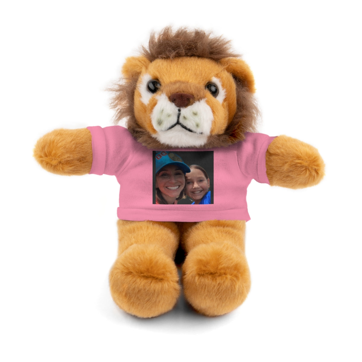 Your Custom Photo on Stuffed Animal with Tee
