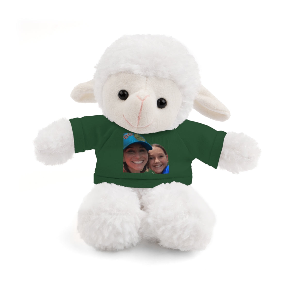 Your Custom Photo on Stuffed Animal with Tee