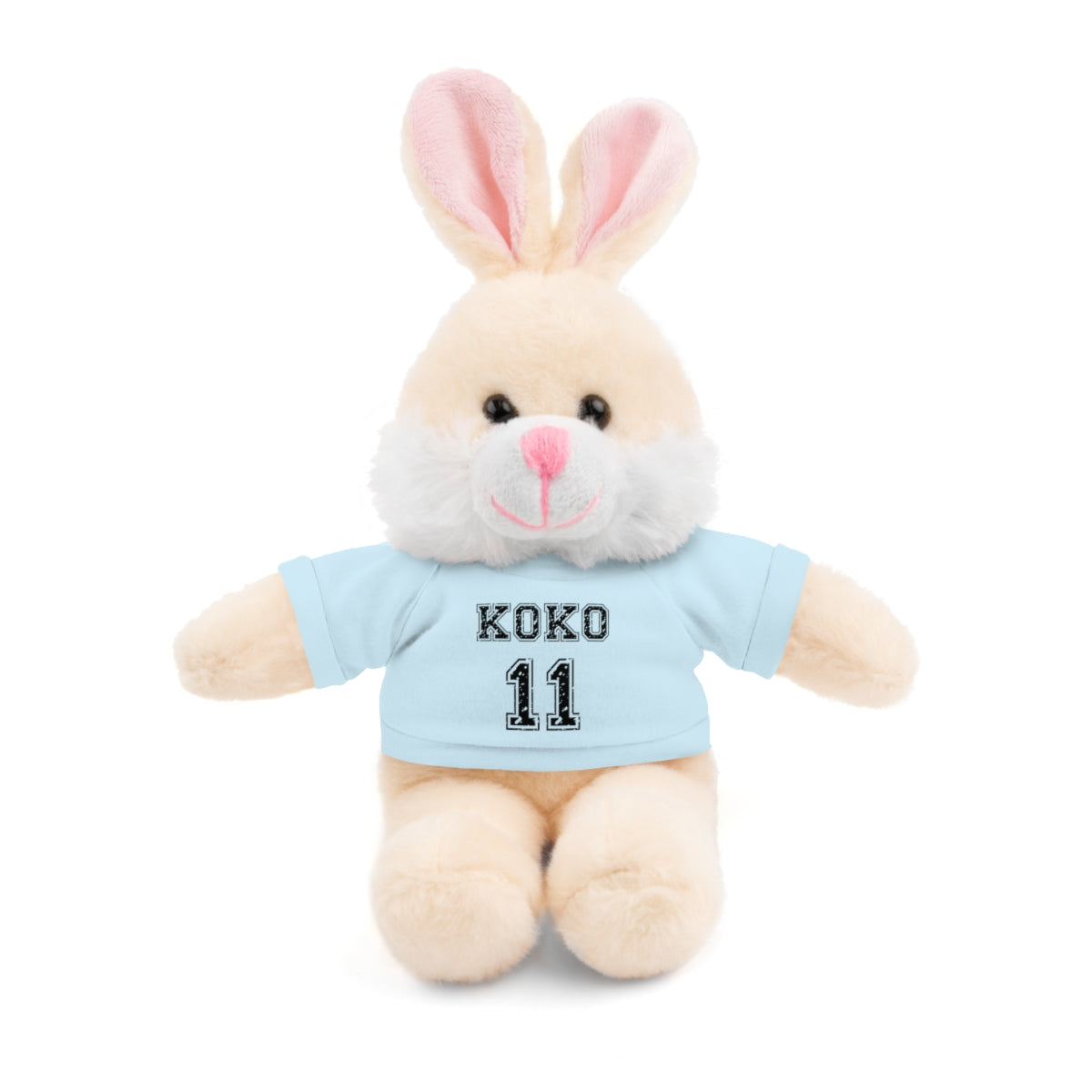 🧸 Personalized Plush Stuffed Animal with Custom Tee