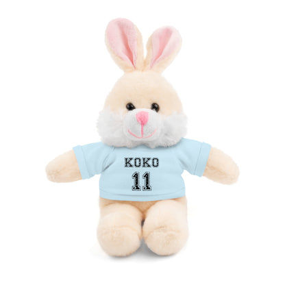 🧸 Personalized Plush Stuffed Animal with Custom Tee