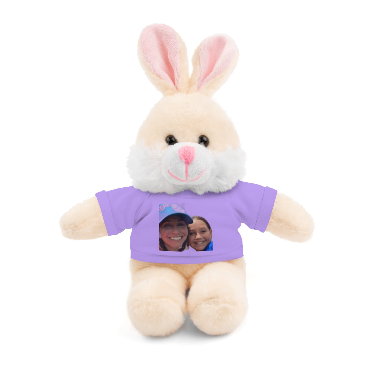 Your Custom Photo on Stuffed Animal with Tee