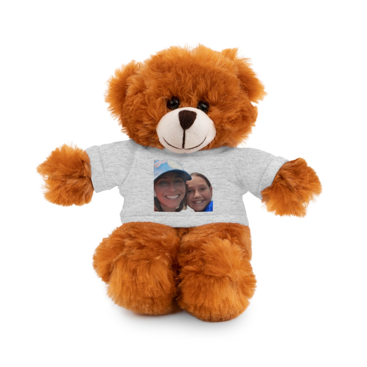 Your Custom Photo on Stuffed Animal with Tee