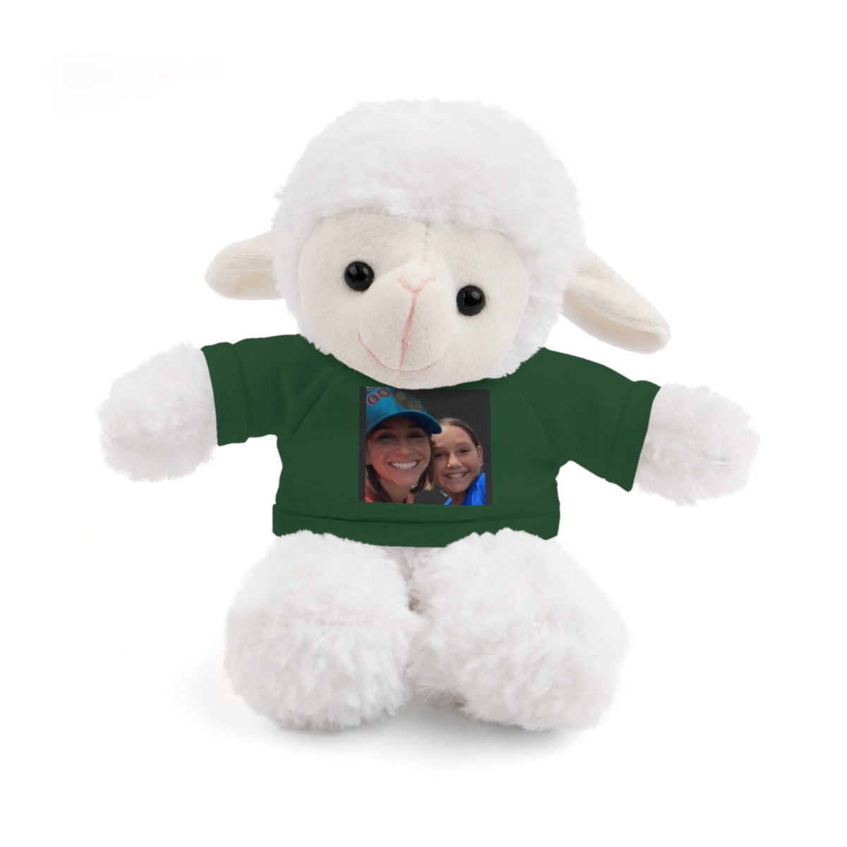 Your Custom Photo on Stuffed Animal with Tee