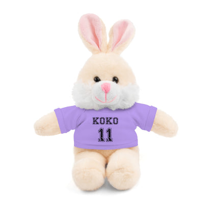 🧸 Personalized Plush Stuffed Animal with Custom Tee