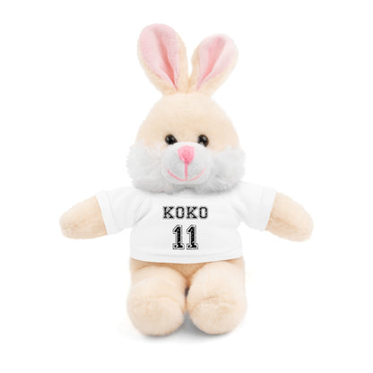 🧸 Personalized Plush Stuffed Animal with Custom Tee