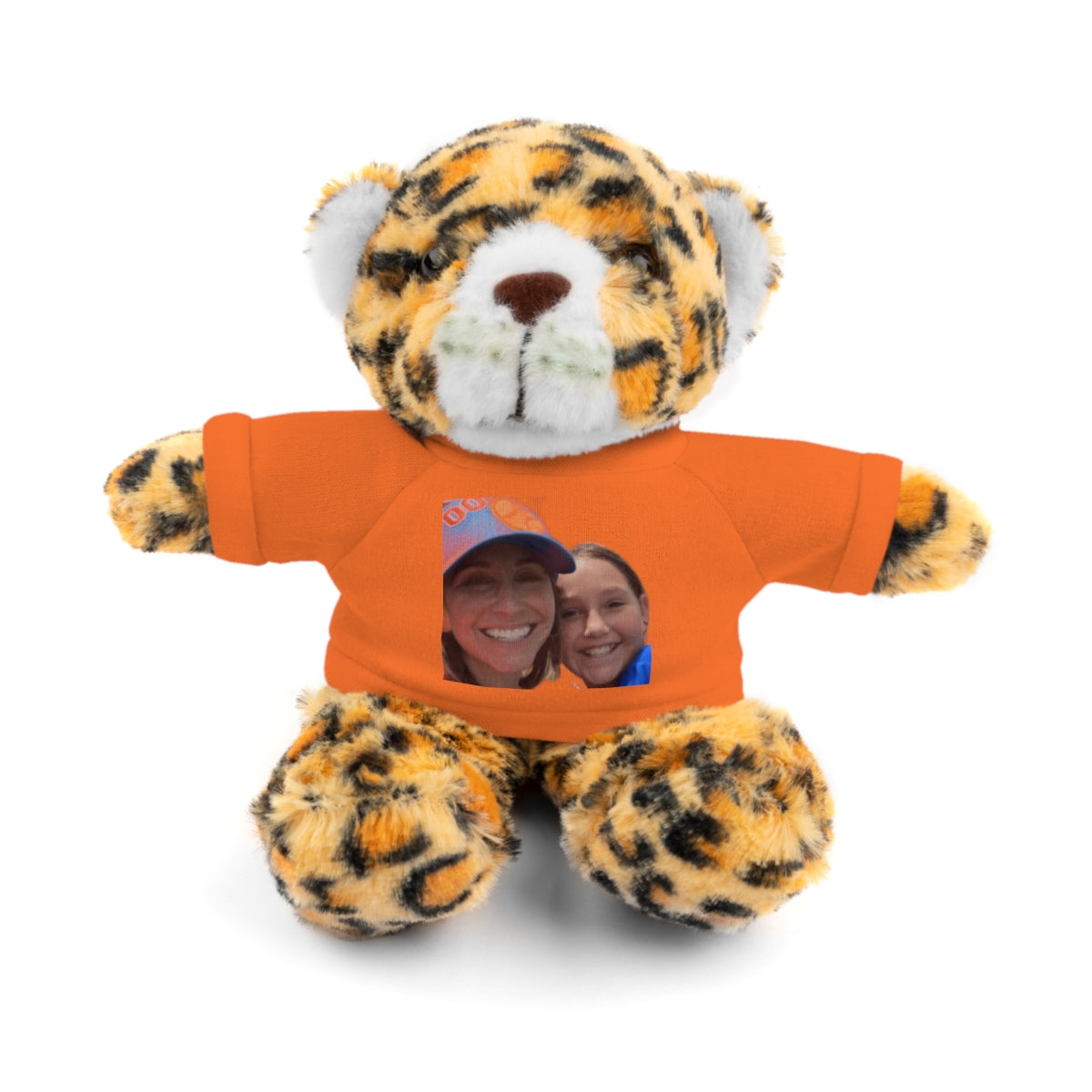 Your Custom Photo on Stuffed Animal with Tee
