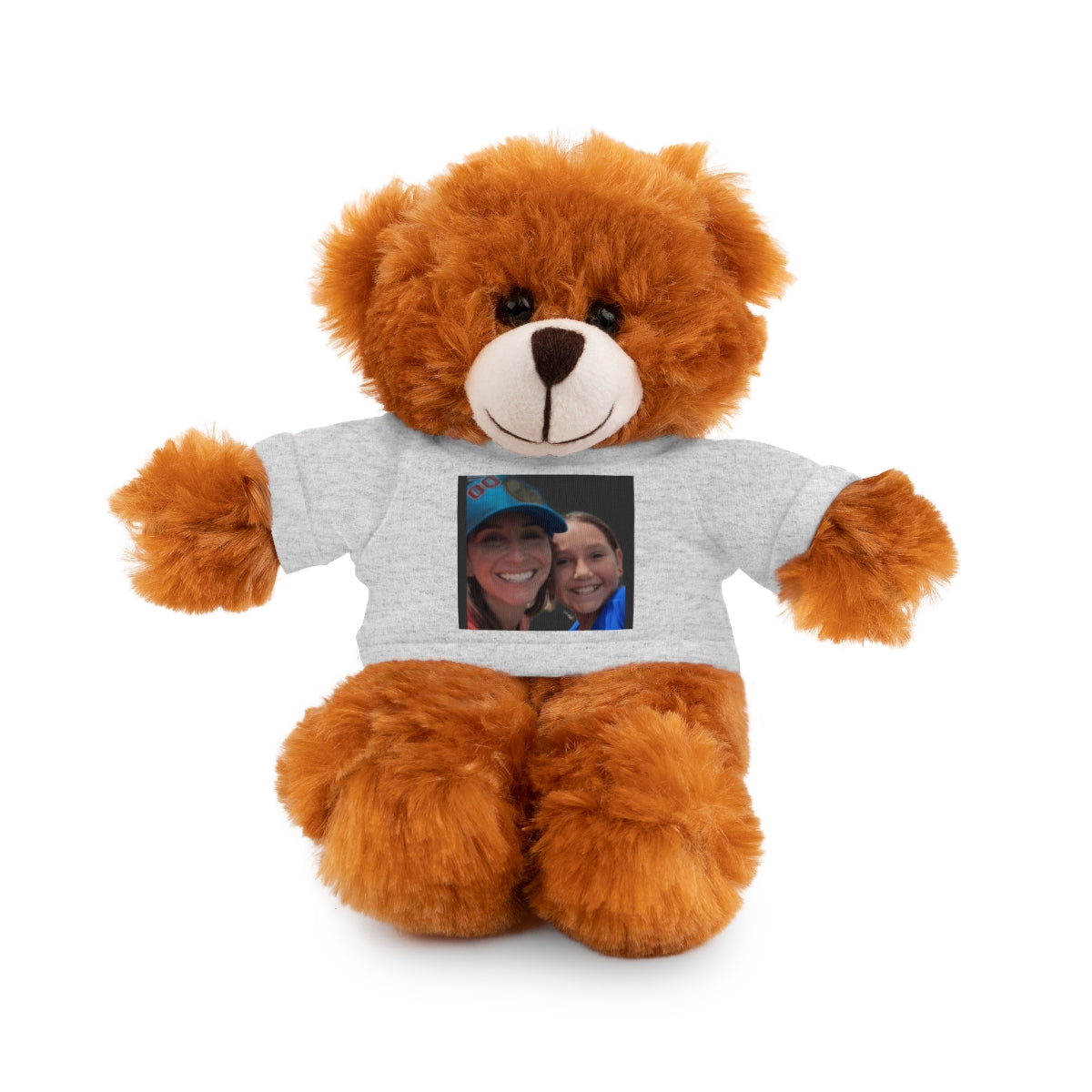 Your Custom Photo on Stuffed Animal with Tee
