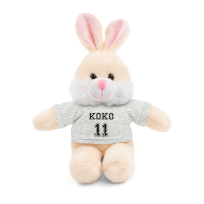 🧸 Personalized Plush Stuffed Animal with Custom Tee