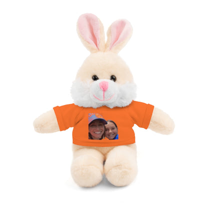 Your Custom Photo on Stuffed Animal with Tee