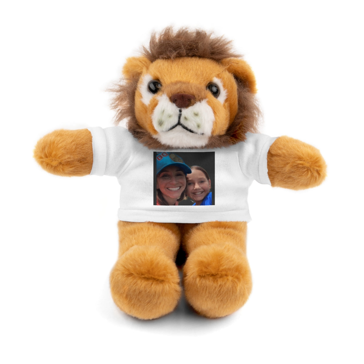 Your Custom Photo on Stuffed Animal with Tee